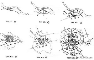 התפתחות העיר עם השנים